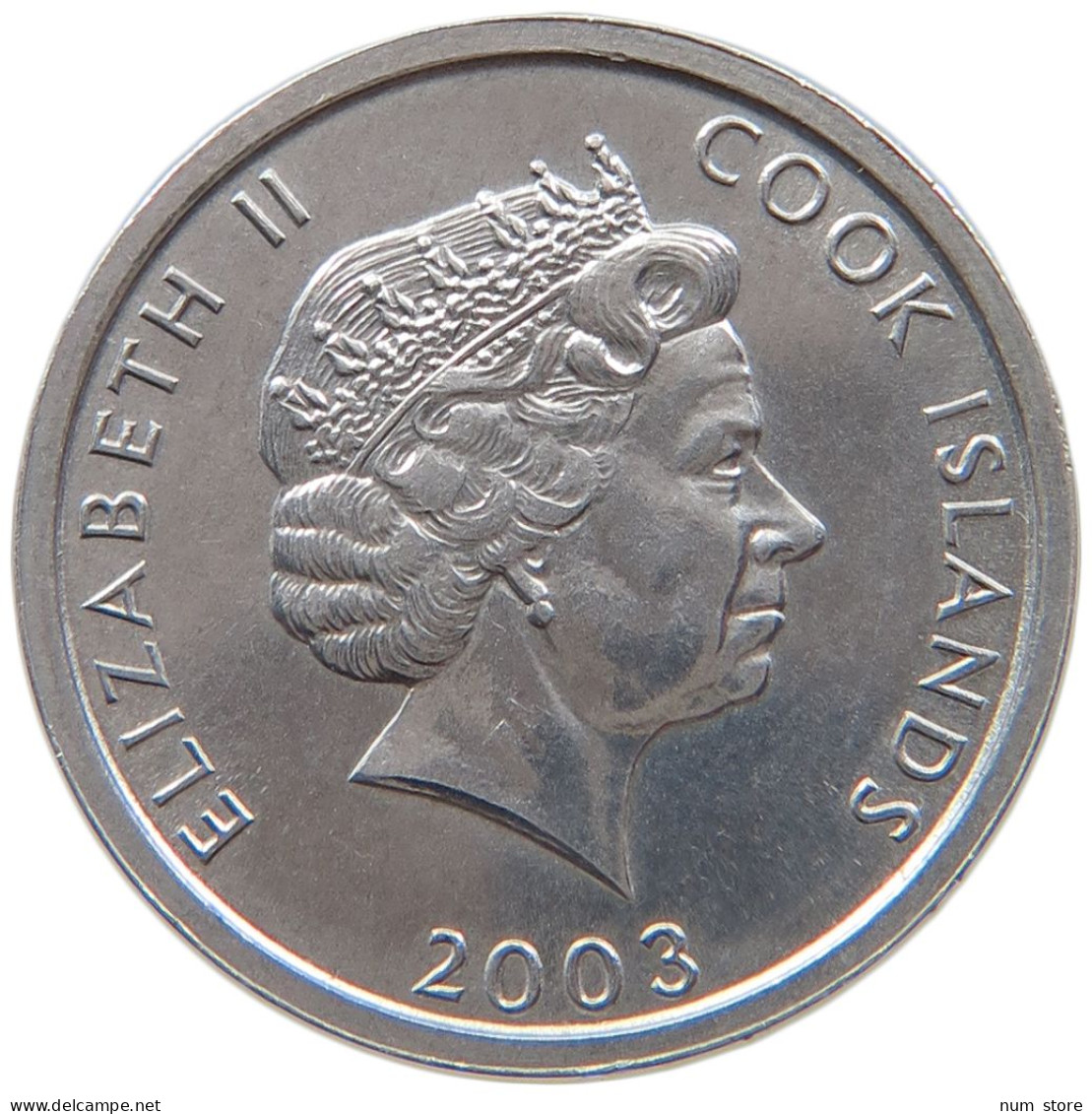 COOK ISLANDS CENT 2003 ELIZABETH II. (1952-) #MA 065846 - Cookeilanden