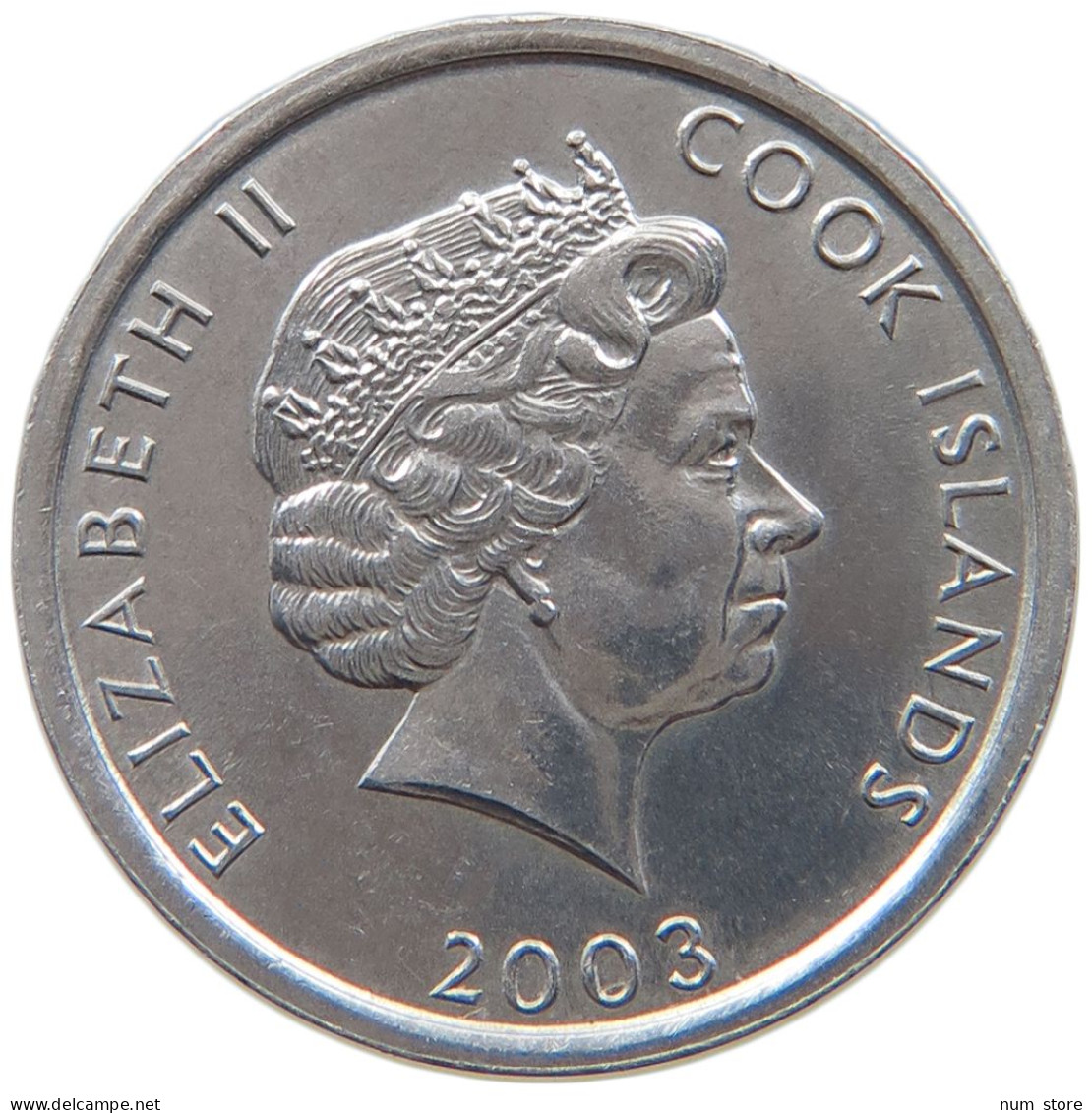 COOK ISLANDS CENT 2003 ELIZABETH II. (1952-) #MA 065842 - Cookinseln