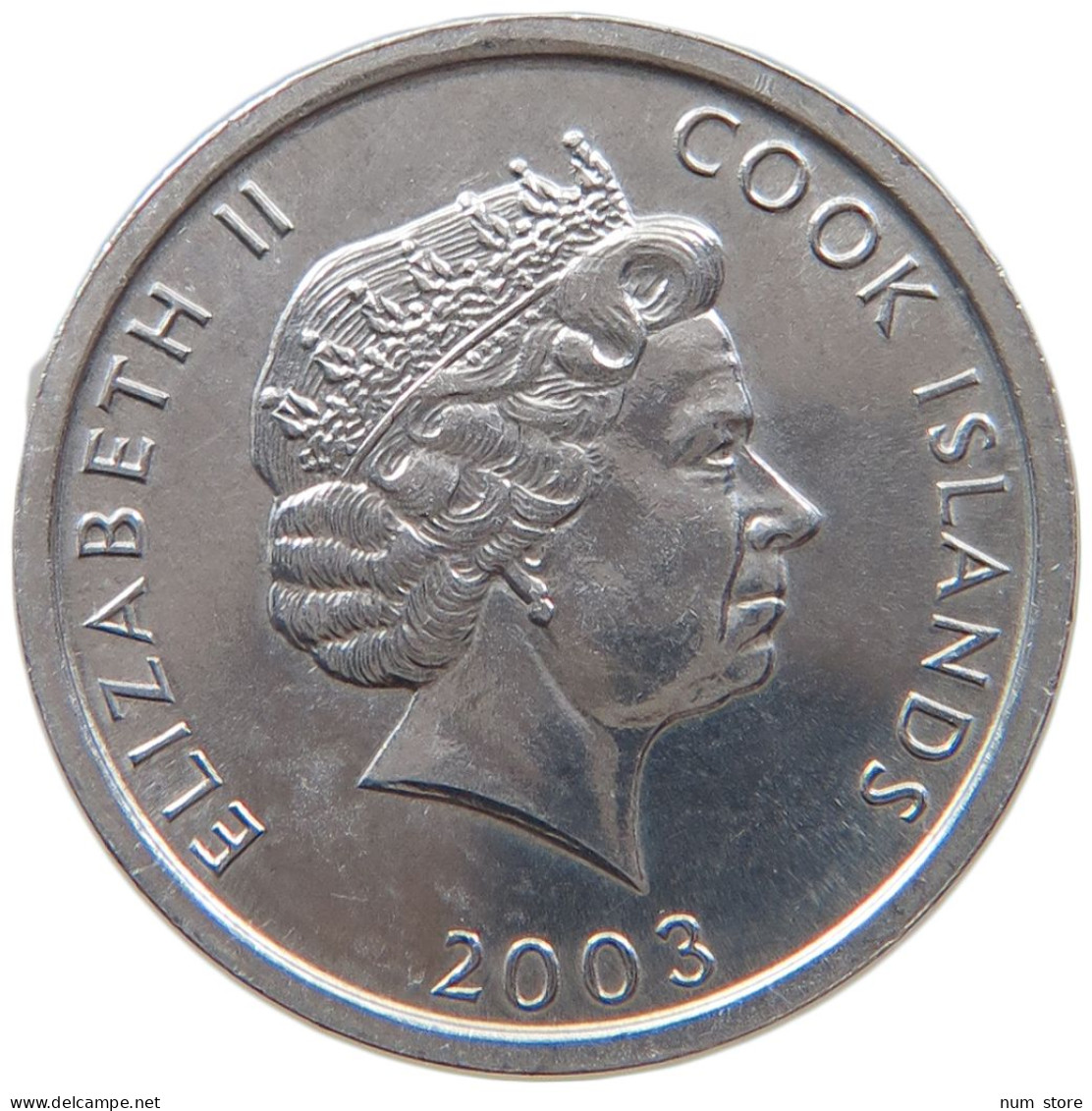 COOK ISLANDS CENT 2003 ELIZABETH II. (1952-) #MA 065845 - Cookinseln