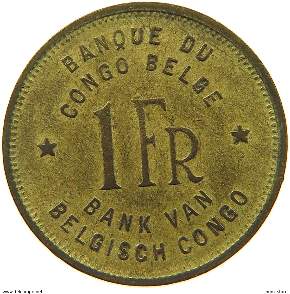 CONGO BELGIAN FRANC 1949  #MA 067414 - 1945-1951: Regentschap