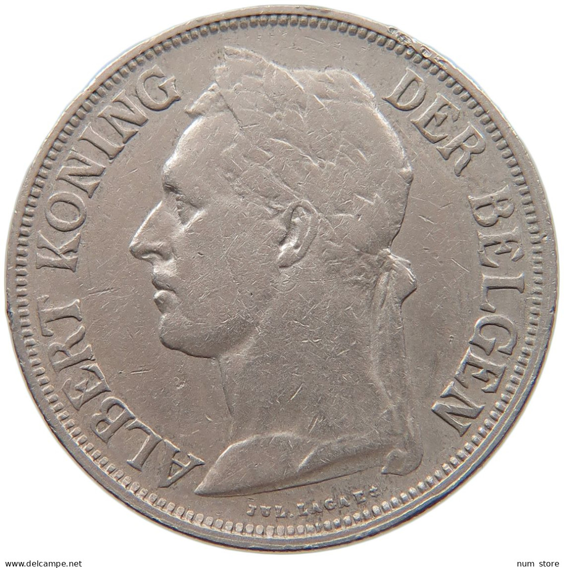 CONGO BELGIAN FRANC 1922  #MA 067395 - 1910-1934: Albert I