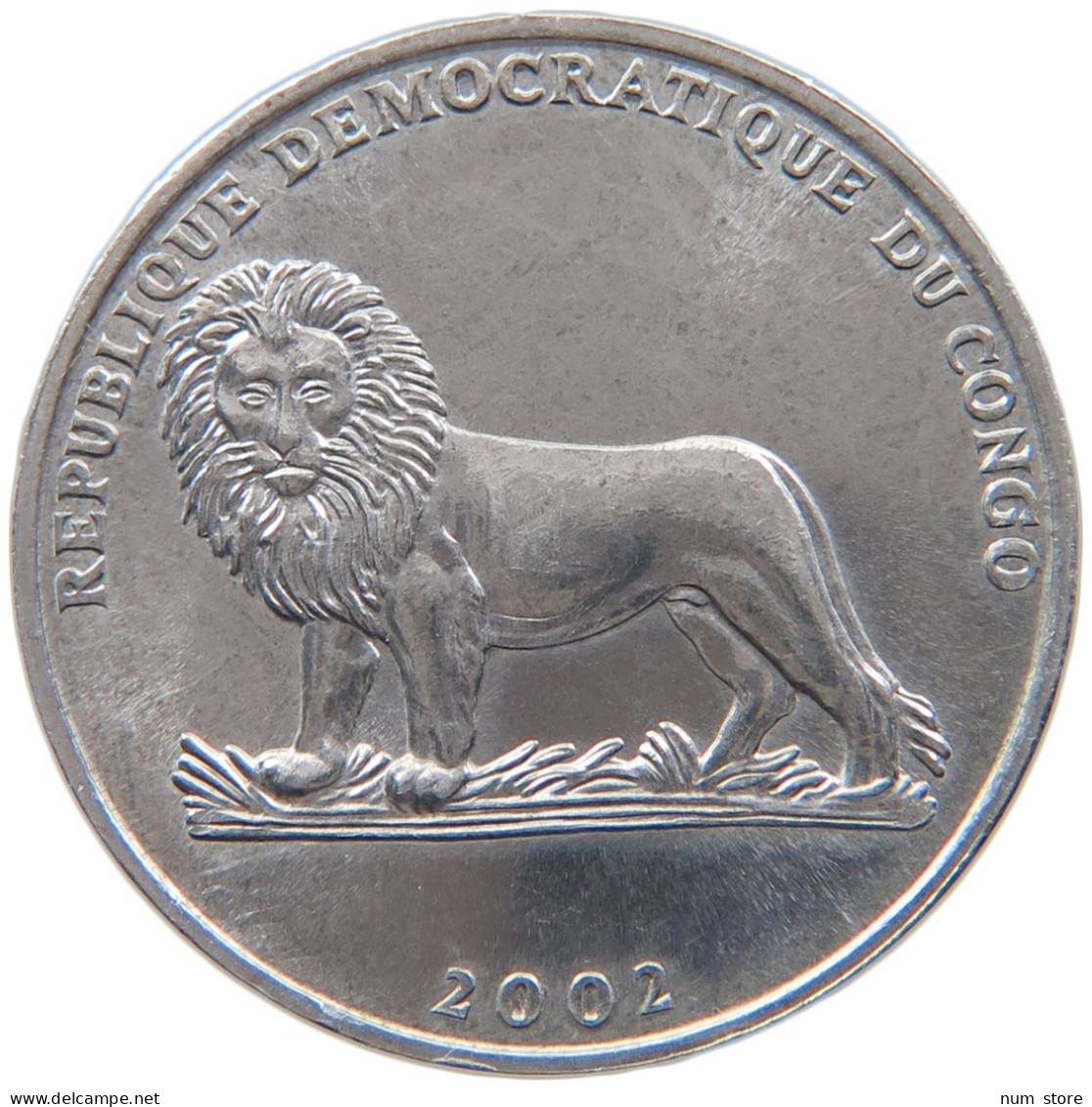 CONGO 50 CENTIMES 2002  #MA 067384 - Congo (República Democrática 1998)