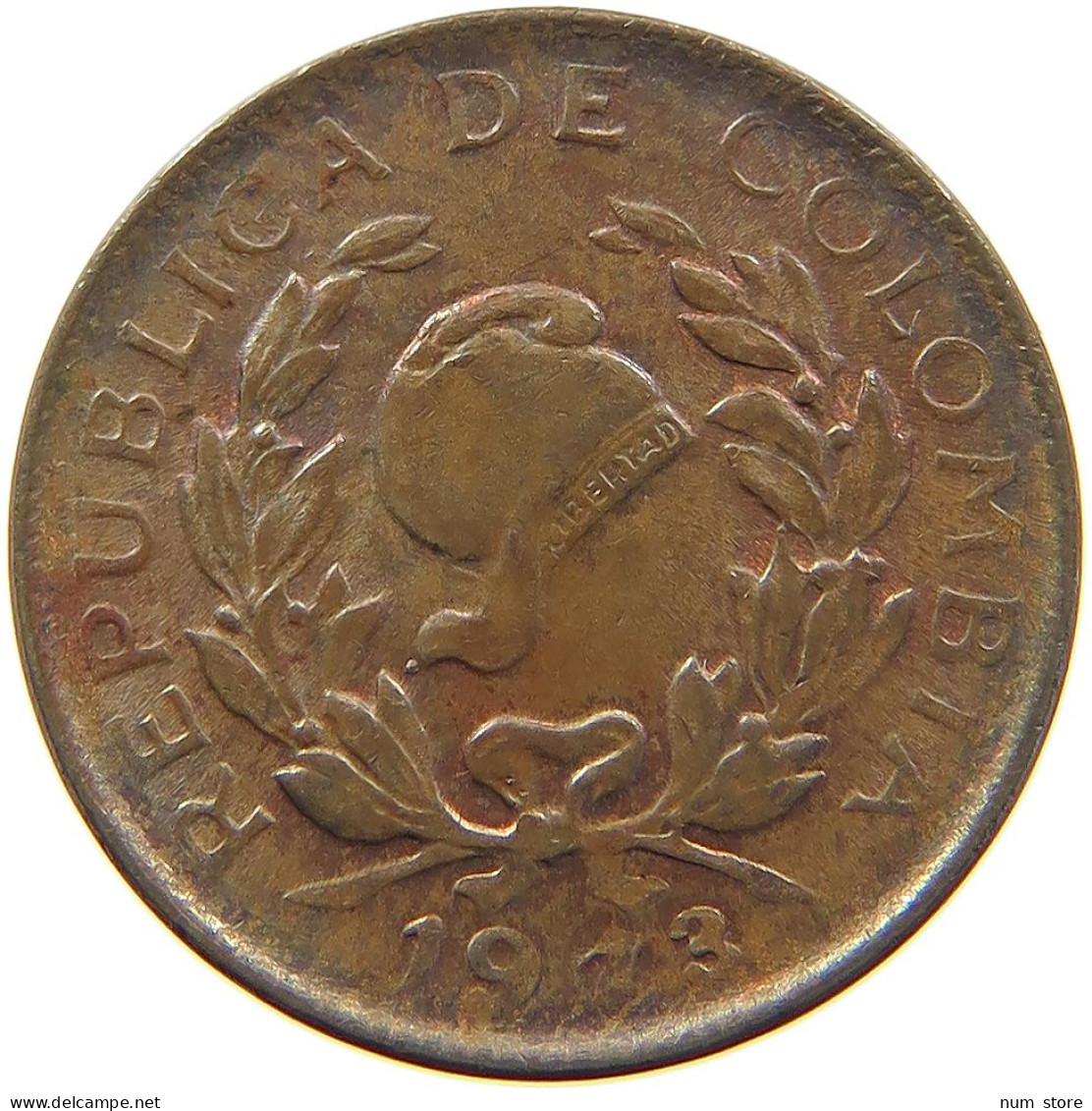 COLOMBIA CENTAVO 1973 DATE ERROR #MA 067222 - Kolumbien