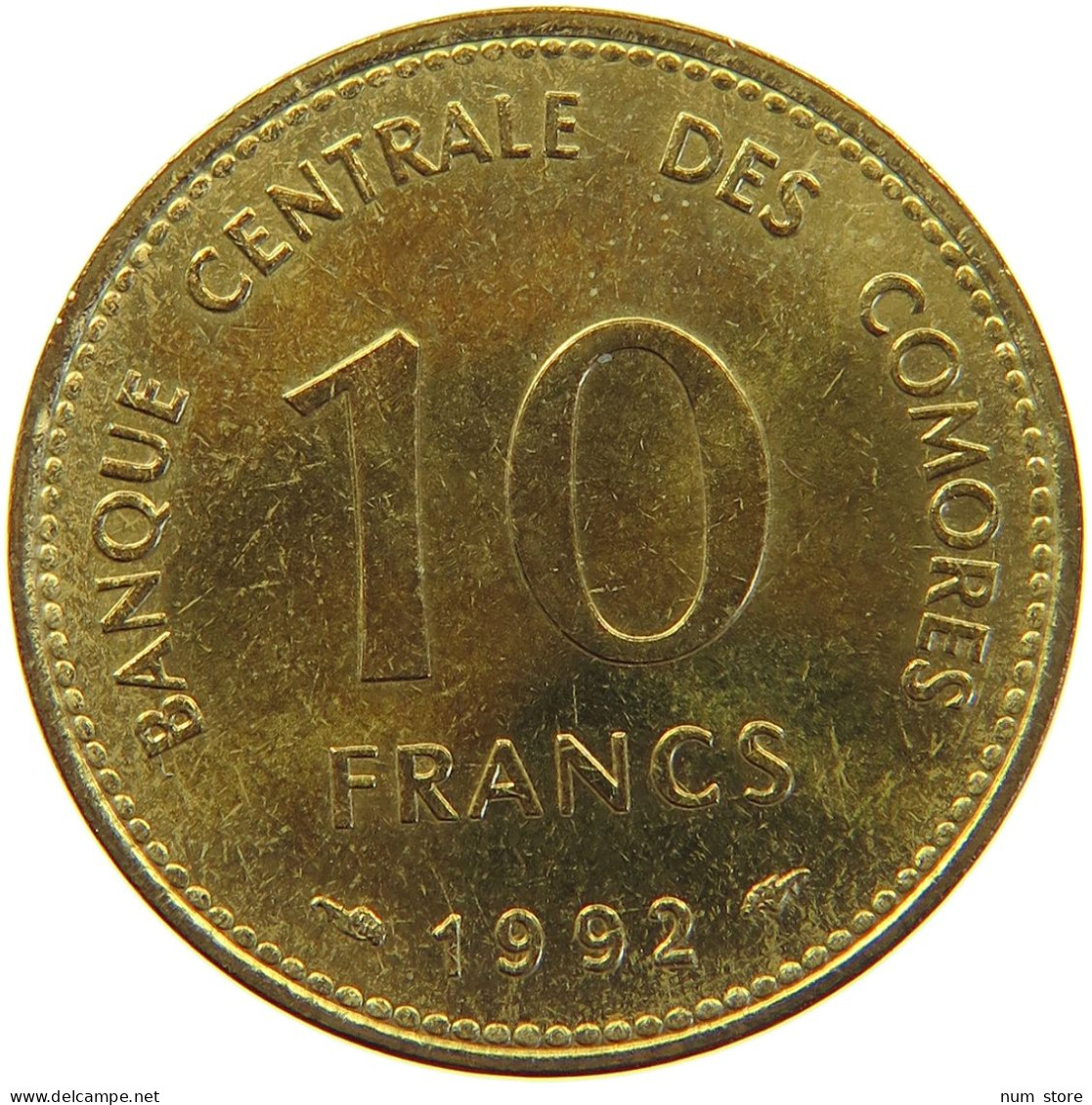 COMORES 1 FRANCS 1992  #MA 065905 - Comorre