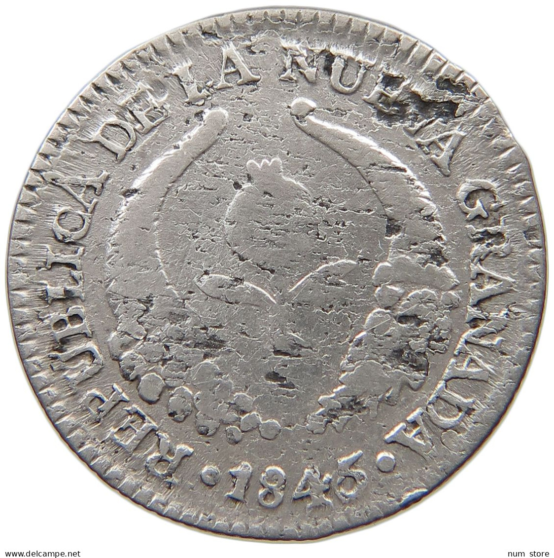 COLOMBIA REAL 1845 RS NUEVA GRANADA #MA 025462 - Colombie