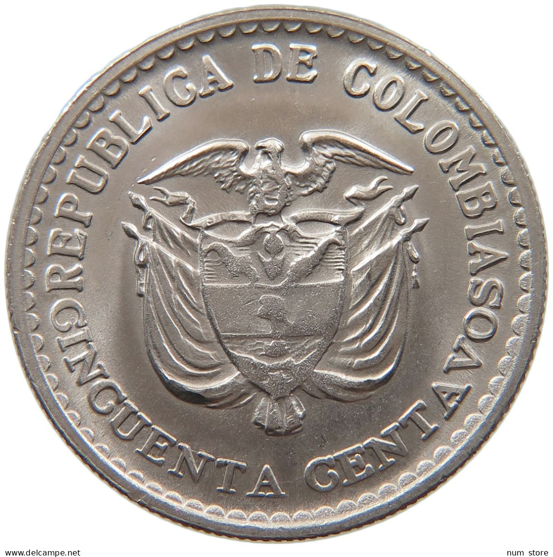 COLOMBIA 50 CENTAVOS 1965  #MA 067099 - Kolumbien