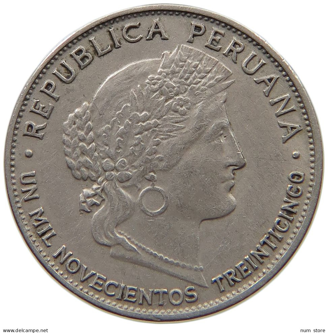 COLOMBIA 5 CENTAVOS 1935  #MA 026056 - Colombie