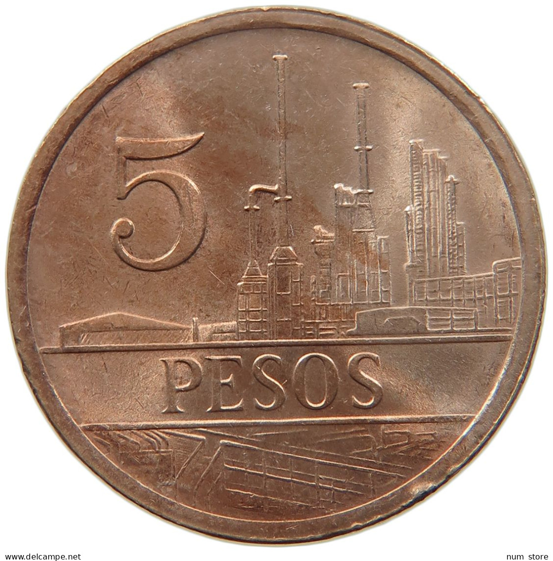 COLOMBIA 5 PESOS 1980  #MA 067102 - Colombie