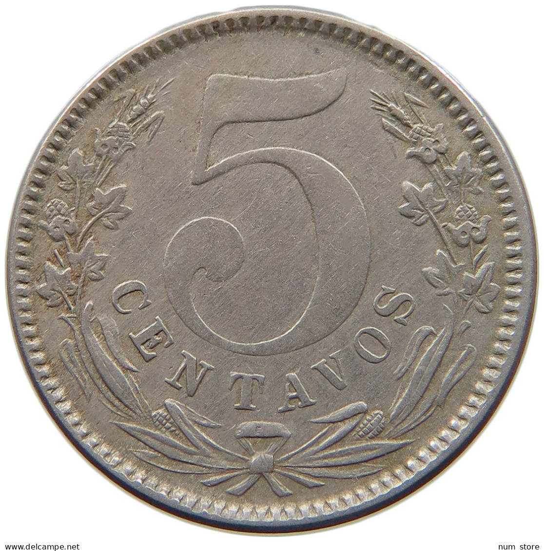 COLOMBIA 5 CENTAVOS 1886  #MA 026053 - Kolumbien