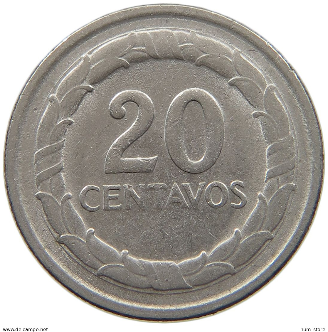 COLOMBIA 20 CENTAVOS 1969  #MA 025454 - Colombia