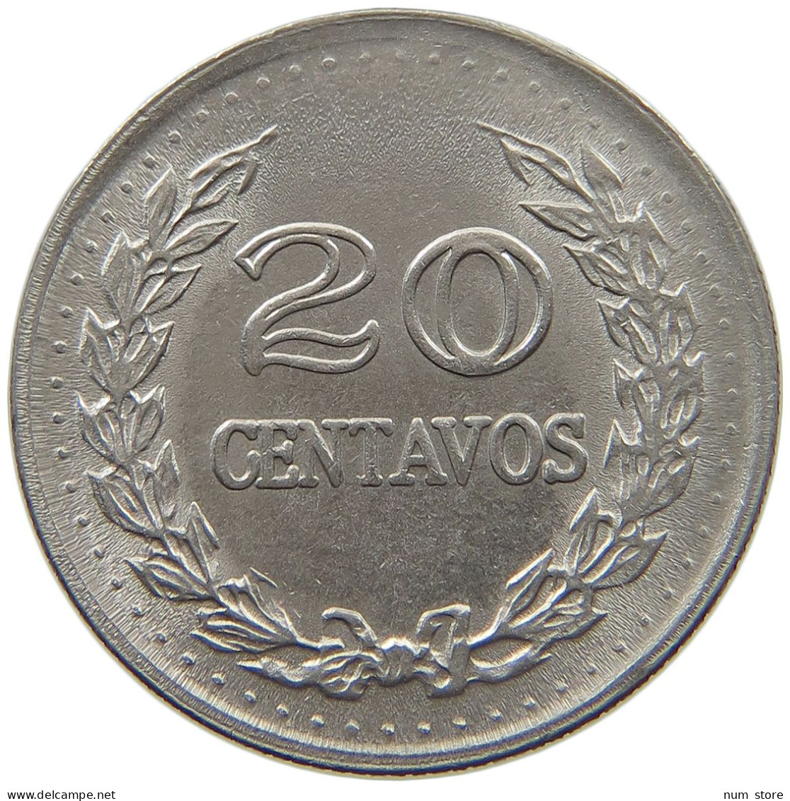 COLOMBIA 20 CENTAVOS 1971  #MA 025455 - Colombia