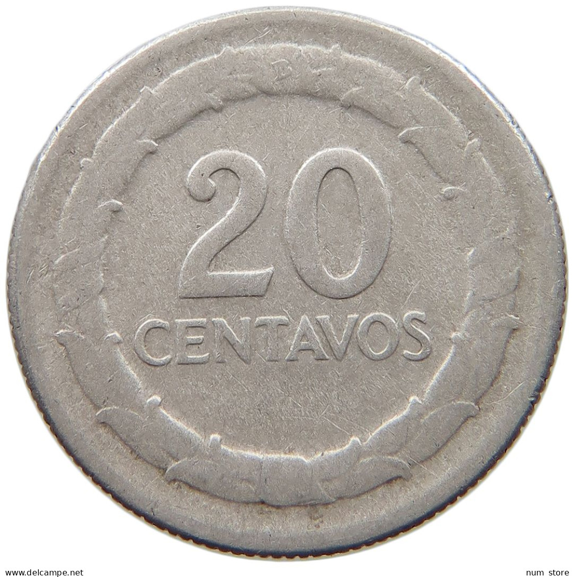 COLOMBIA 20 CENTAVOS 1950  #MA 025978 - Colombie