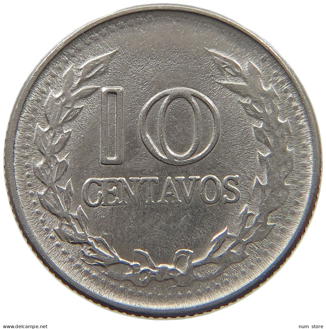 COLOMBIA 10 CENTAVOS 1970  #MA 025458 - Colombia