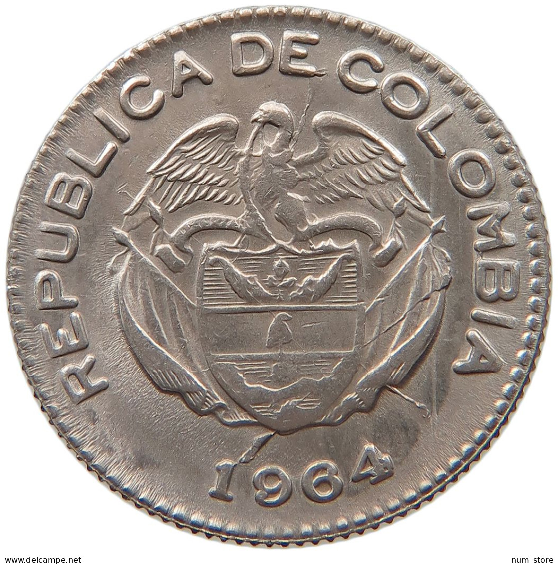 COLOMBIA 10 CENTAVOS 1964  #MA 067213 - Colombie