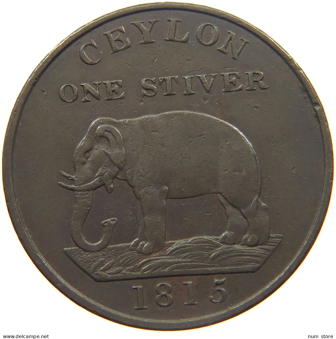 CEYLON STIVER 1815 GEORGE III. 1760-1820 #MA 025111 - Sri Lanka