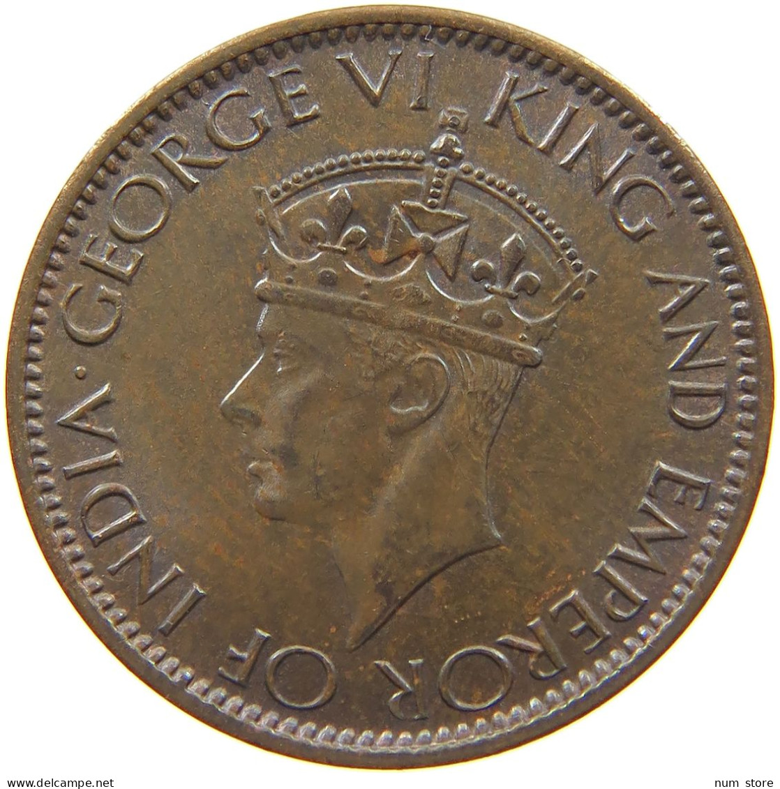 CEYLON CENT 1945 GEORGE VI. (1936-1952) #MA 022496 - Sri Lanka