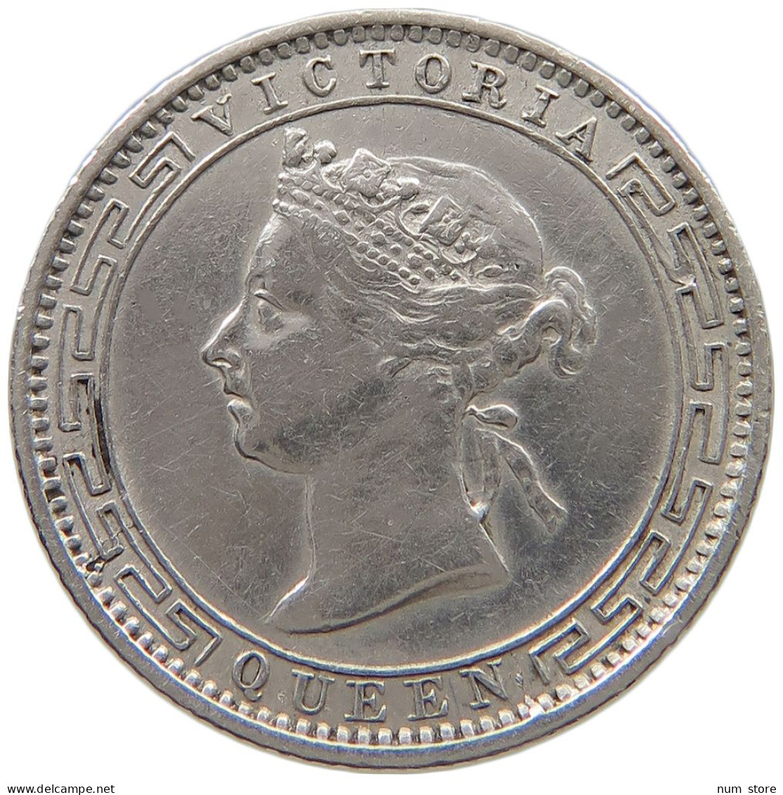 CEYLON 25 CENTS 1893 VICTORIA 1837-1901 #MA 026023 - Sri Lanka