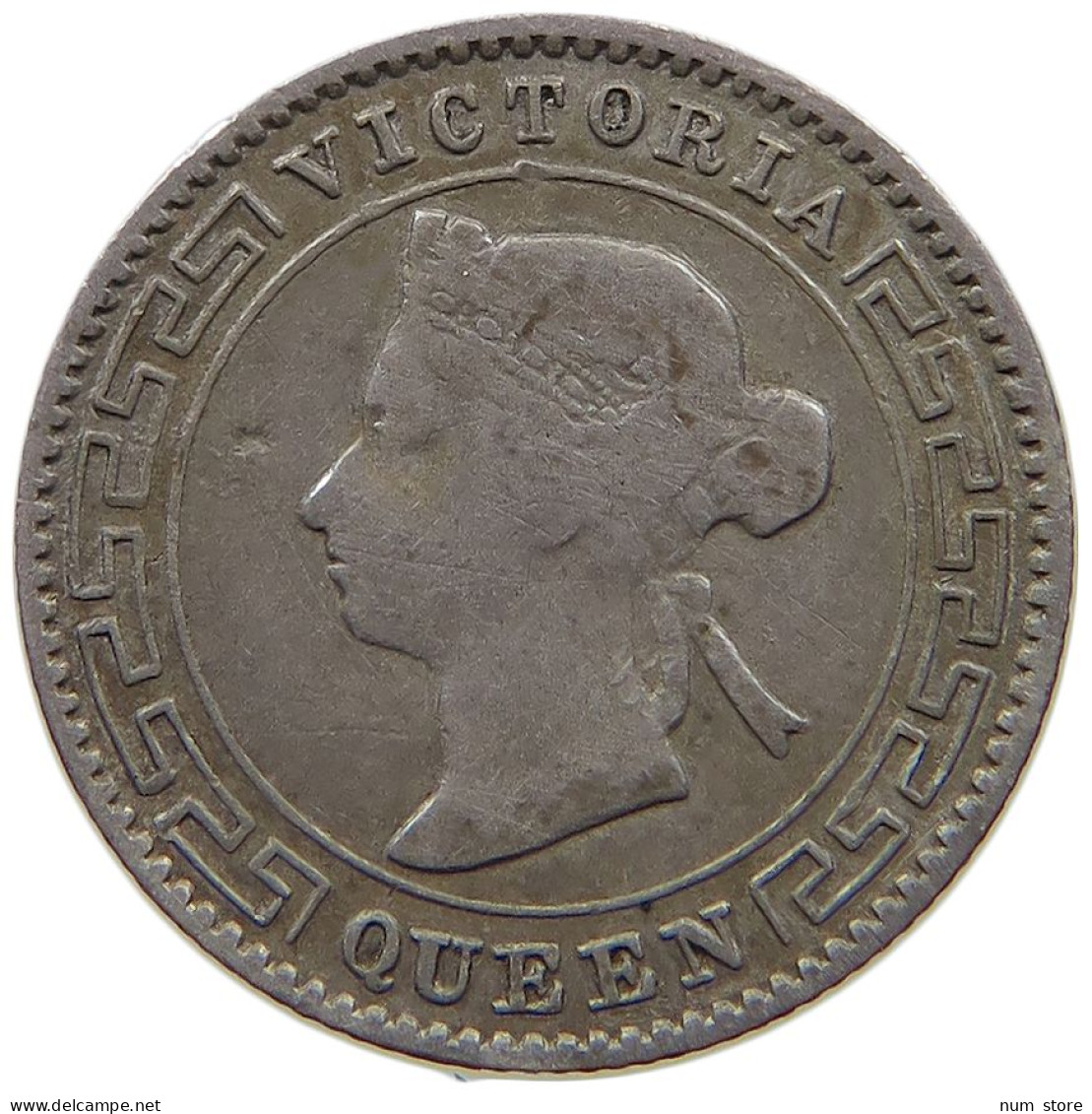 CEYLON 10 CENTS 1892 VICTORIA 1837-1901 #MA 021240 - Sri Lanka