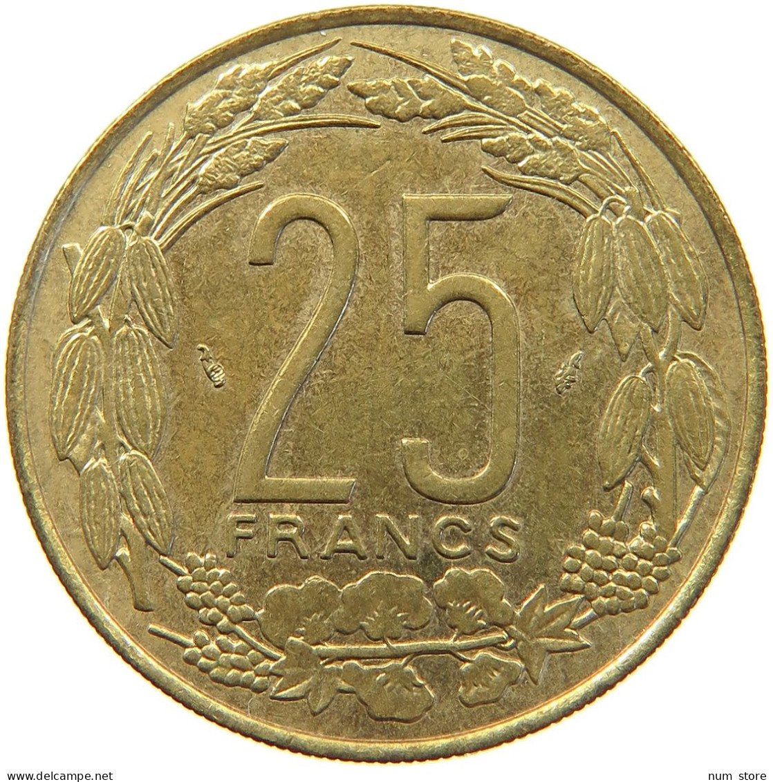 CENTRAL AFRICAN STATES 25 FRANCS 1975  #MA 065271 - República Centroafricana