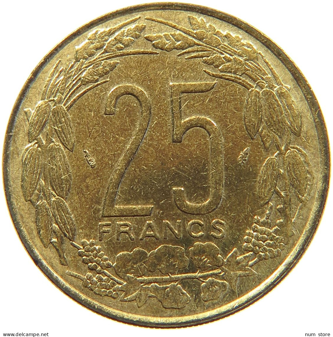 CENTRAL AFRICAN STATES 25 FRANCS 1986  #MA 065272 - República Centroafricana