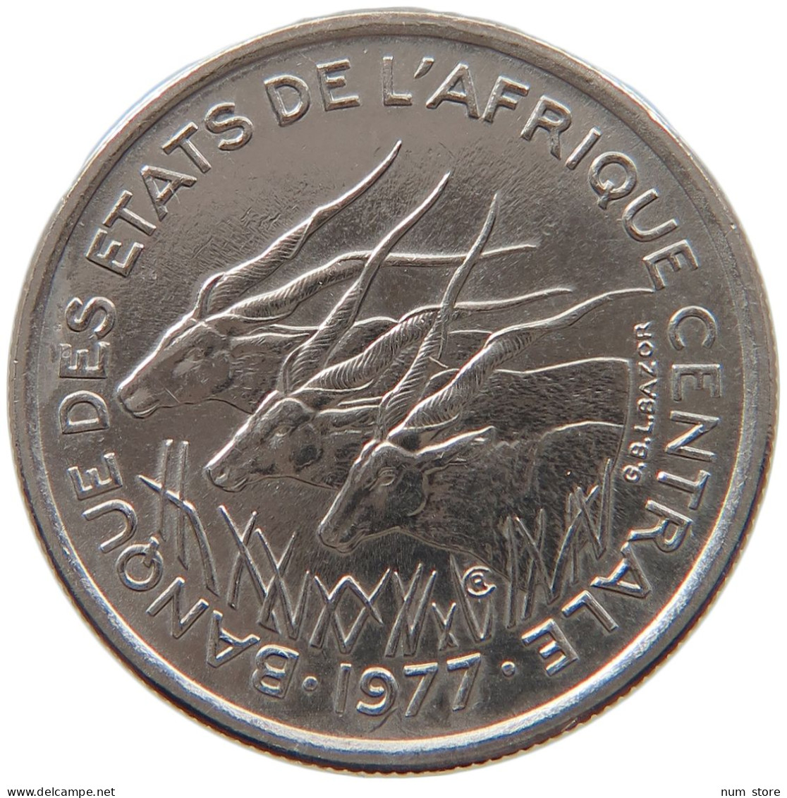 CENTRAL AFRICAN STATES 50 FRANCS 1977  #MA 065257 - República Centroafricana