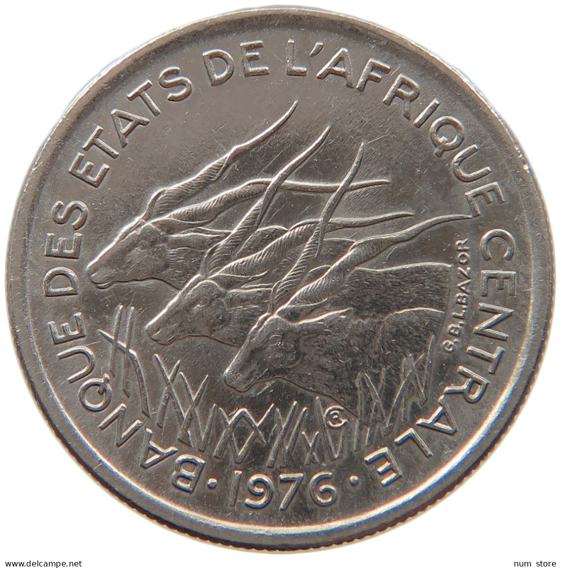 CENTRAL AFRICAN STATES 50 FRANCS 1976  #MA 065260 - Zentralafrik. Republik