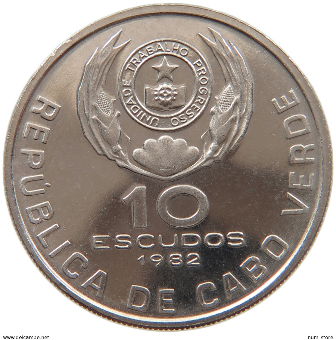 CAPE VERDE 10 ESCUDOS 1982  #MA 065855 - Kaapverdische Eilanden