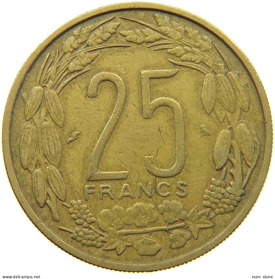 CAMEROON 25 FRANCS 1970  #MA 065276 - Camerun