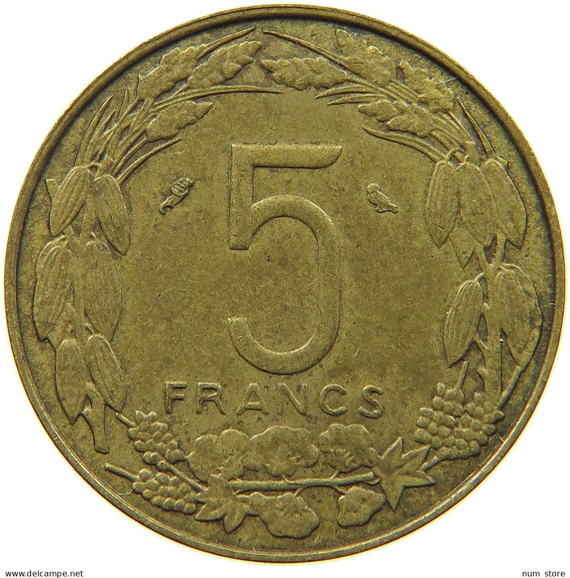 CAMEROON 5 FRANCS 1962  #MA 099253 - Cameroun