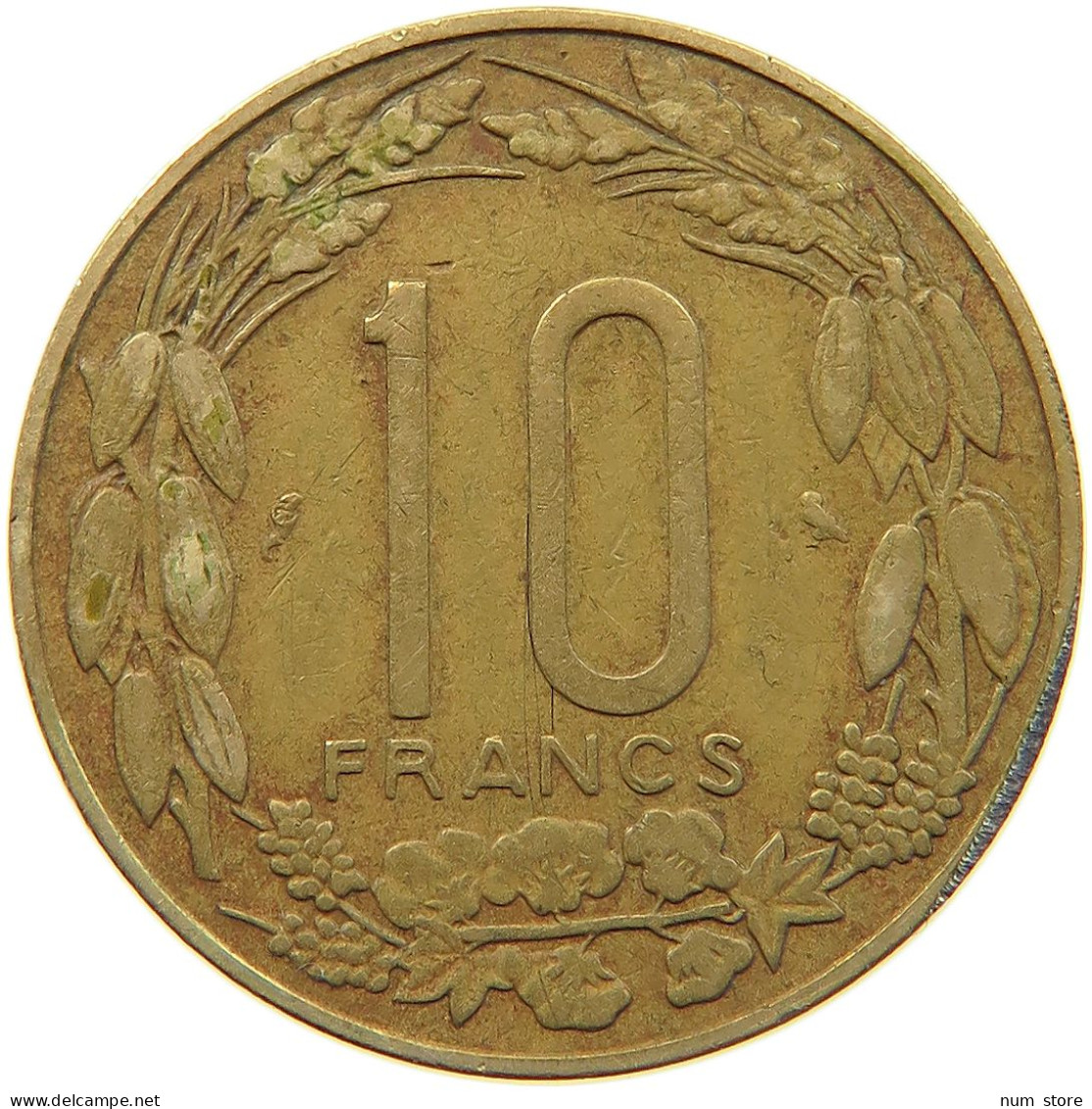 CAMEROON 10 FRANCS 1965  #MA 065261 - Kamerun