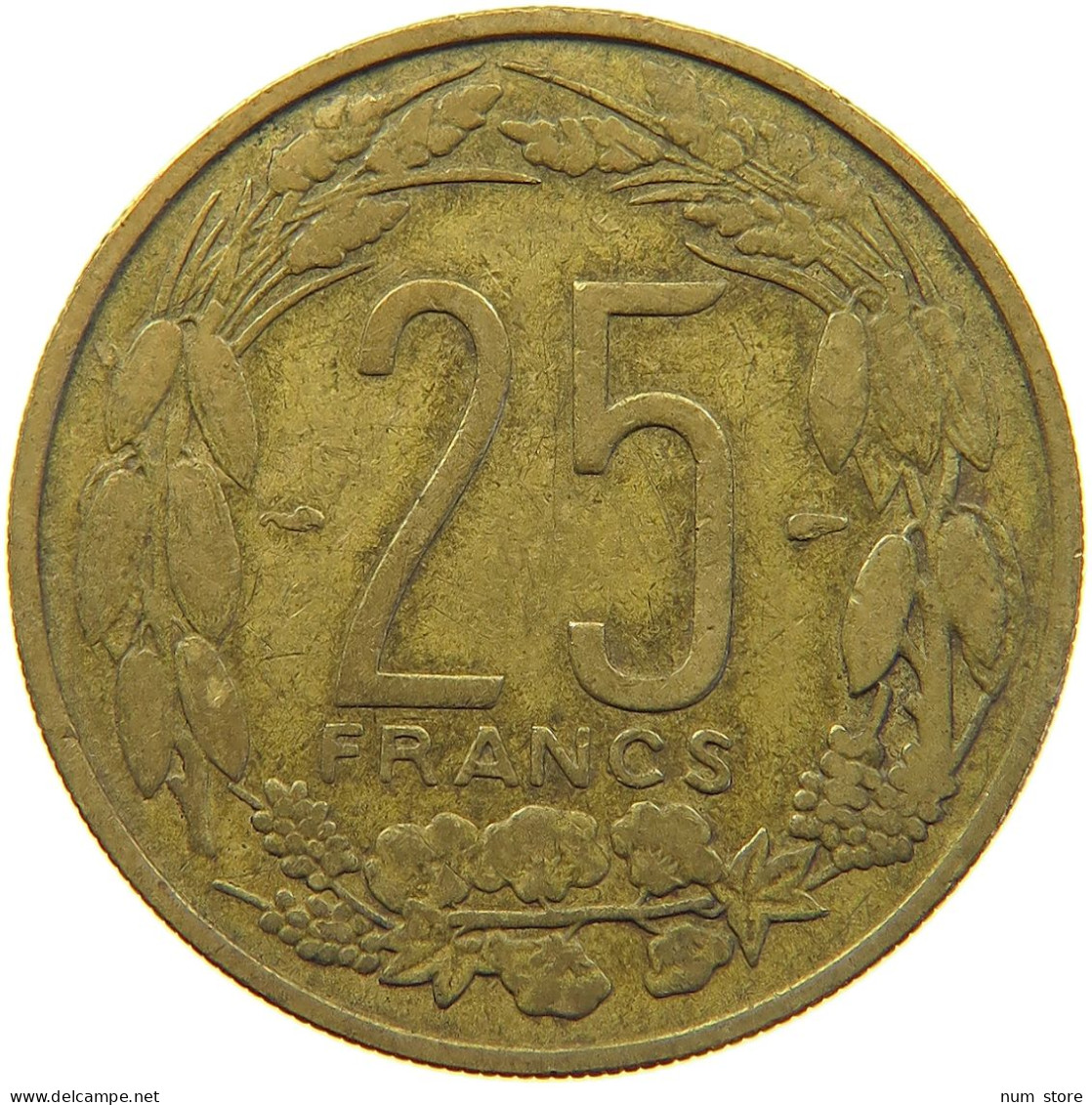 CAMEROON 25 FRANCS 1958  #MA 065284 - Camerun