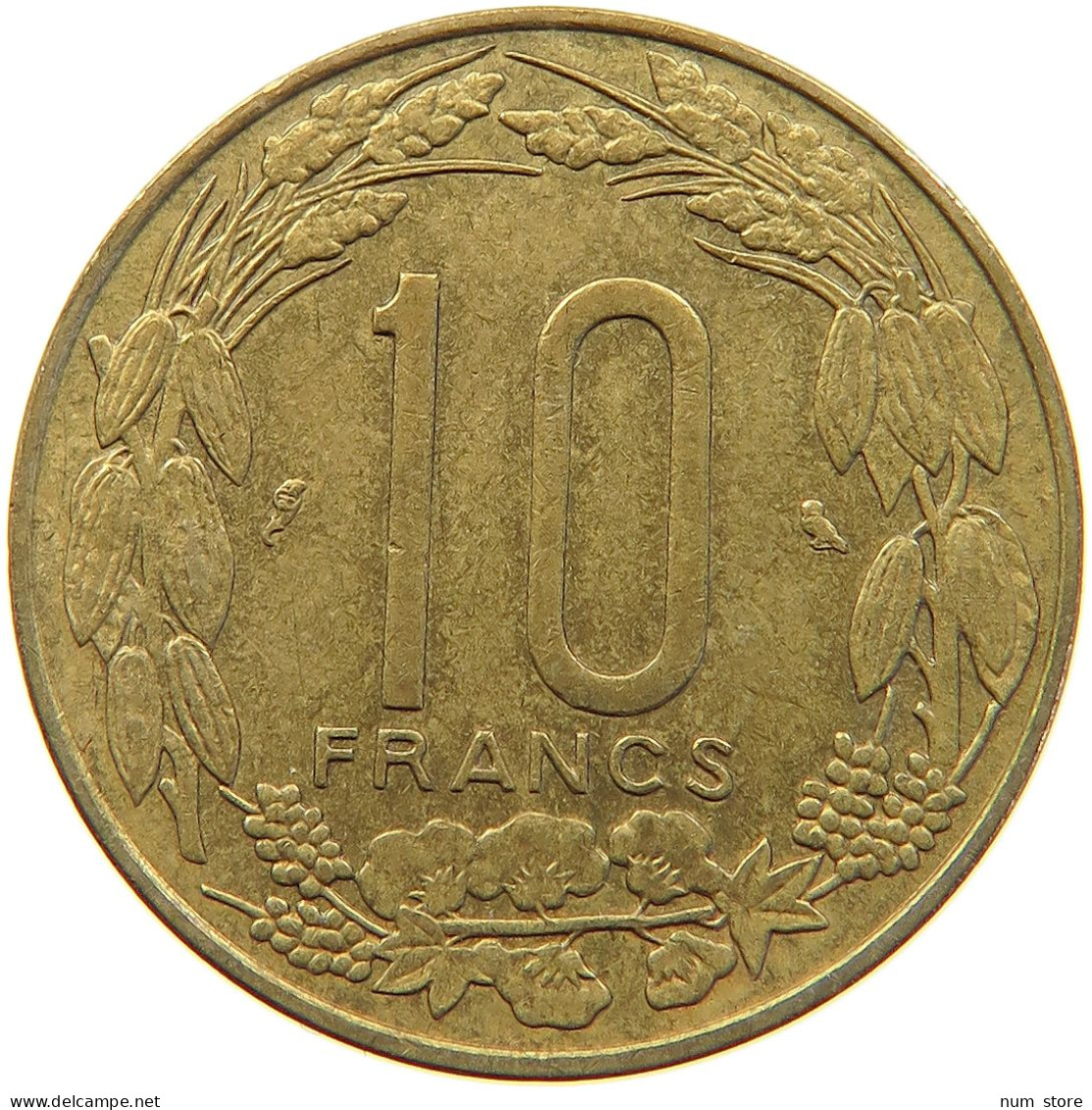 CAMEROON 10 FRANCS 1972  #MA 065262 - Camerun