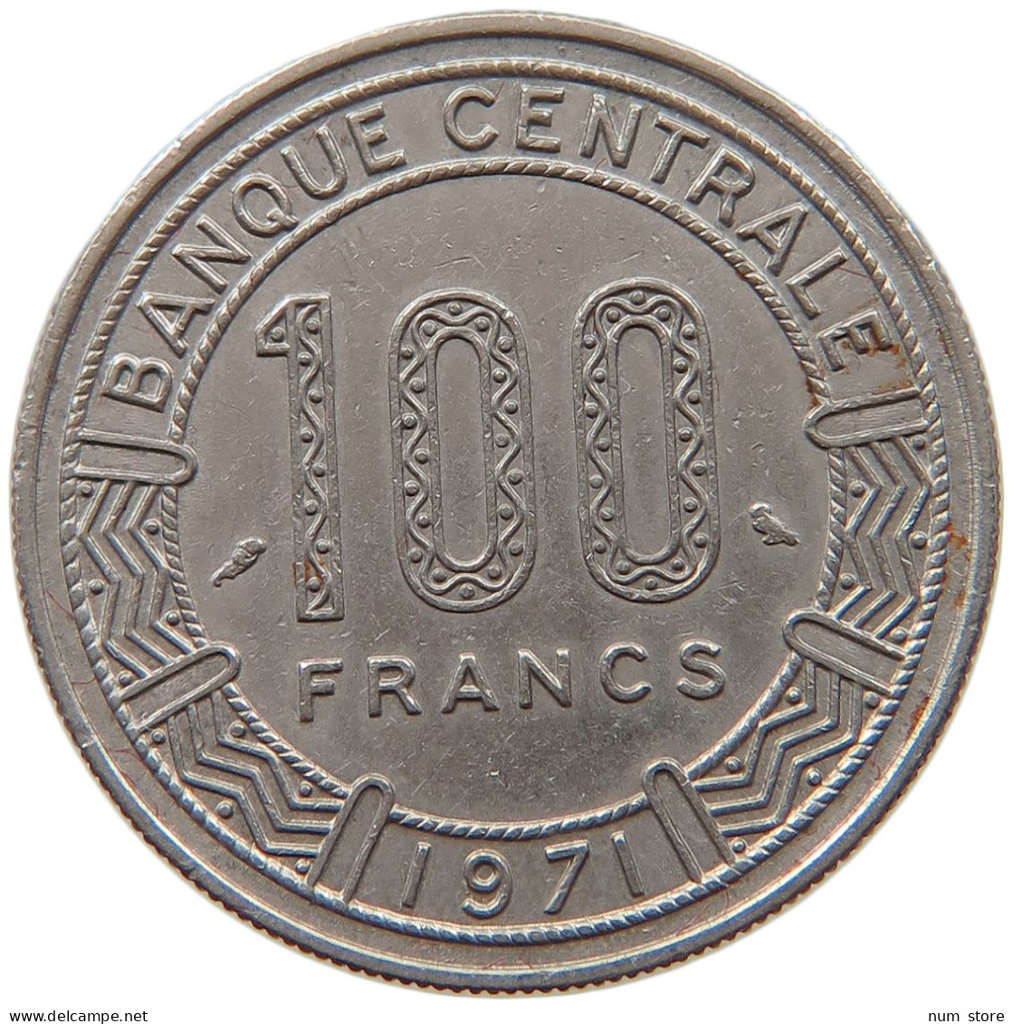 CAMEROON 100 FRANCS 1971  #MA 065293 - Camerun