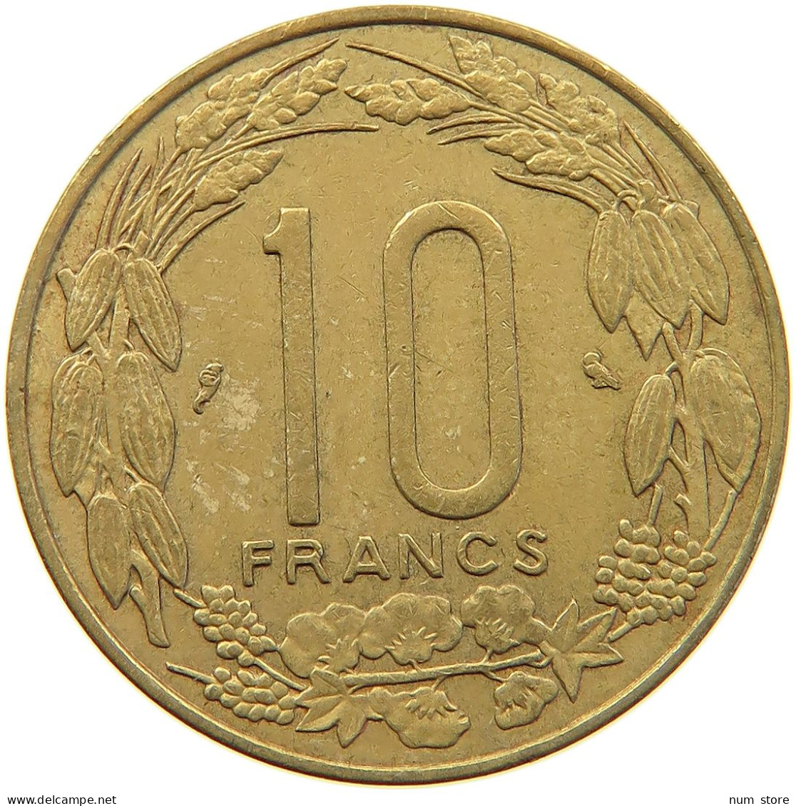 CAMEROON 10 FRANCS 1969  #MA 065265 - Camerun