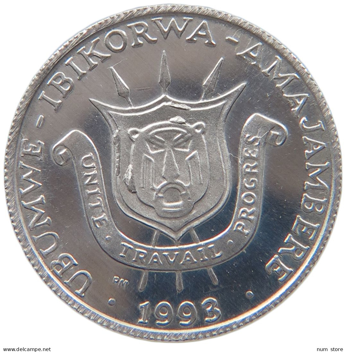 BURUNDI FRANC 1993  #MA 067430 - Burundi