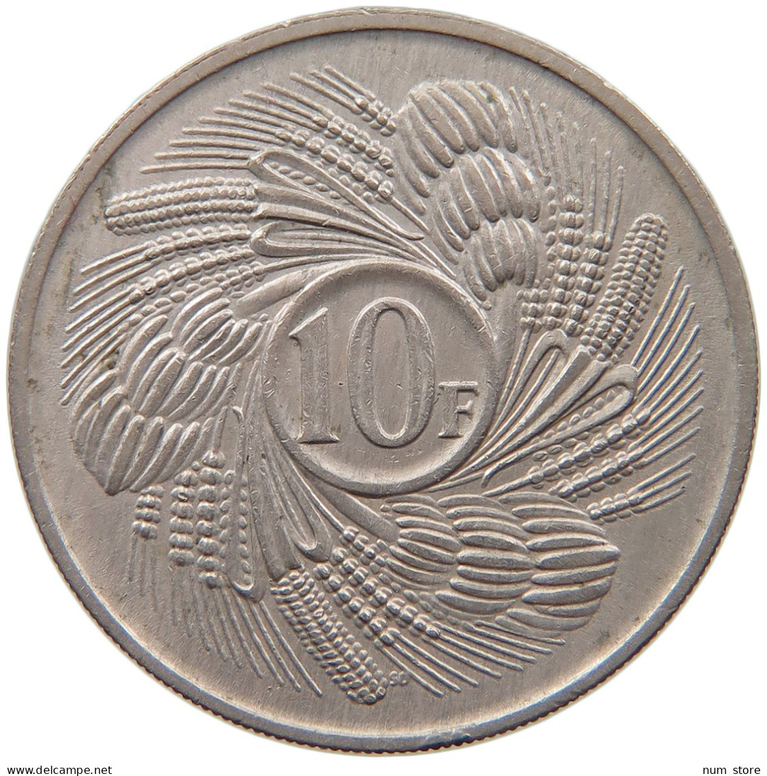 BURUNDI 10 FRANCS 1971  #MA 067419 - Burundi