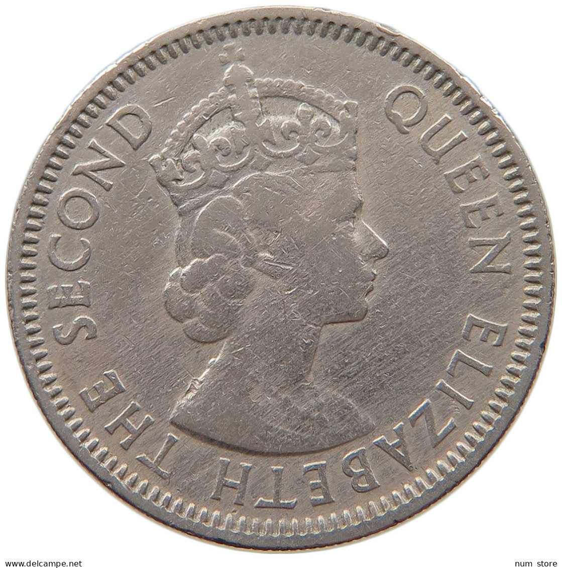 BRITISH CARIBBEAN TERRITORIES 25 CENTS 1962 ELIZABETH II. (1952-) #MA 063071 - Britse-karibisher Territorien