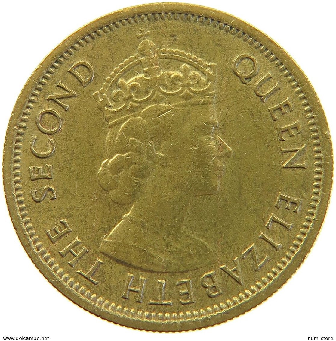 BRITISH CARIBBEAN TERRITORIES 5 CENTS 1965 ELIZABETH II. (1952-) #MA 063078 - Caribe Británica (Territorios Del)