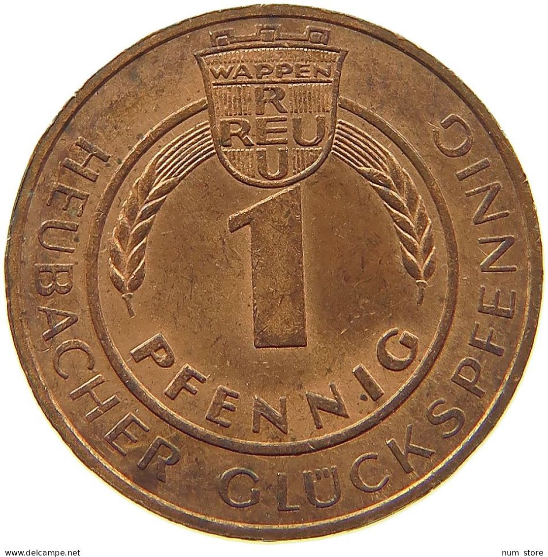 BRD PFENNIG 1974 SCHLOSS ROSENSTEIN, GLÜCKSPFENNIG #MA 100760 - 1 Pfennig