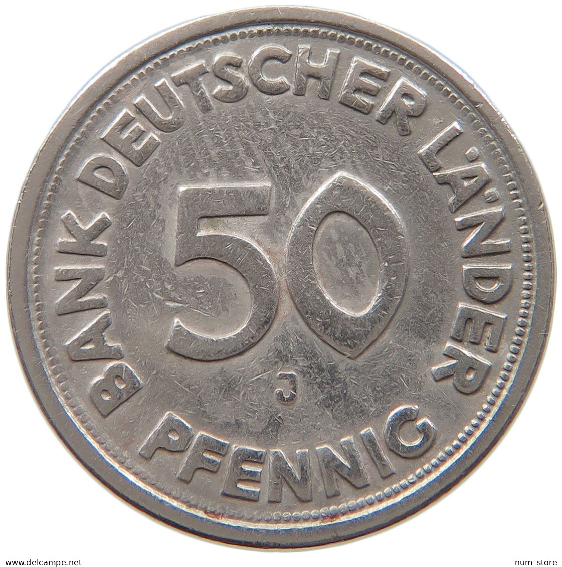 BRD 50 PFENNIG J PRÄGESCHWÄCHE #MA 104587 - 50 Pfennig