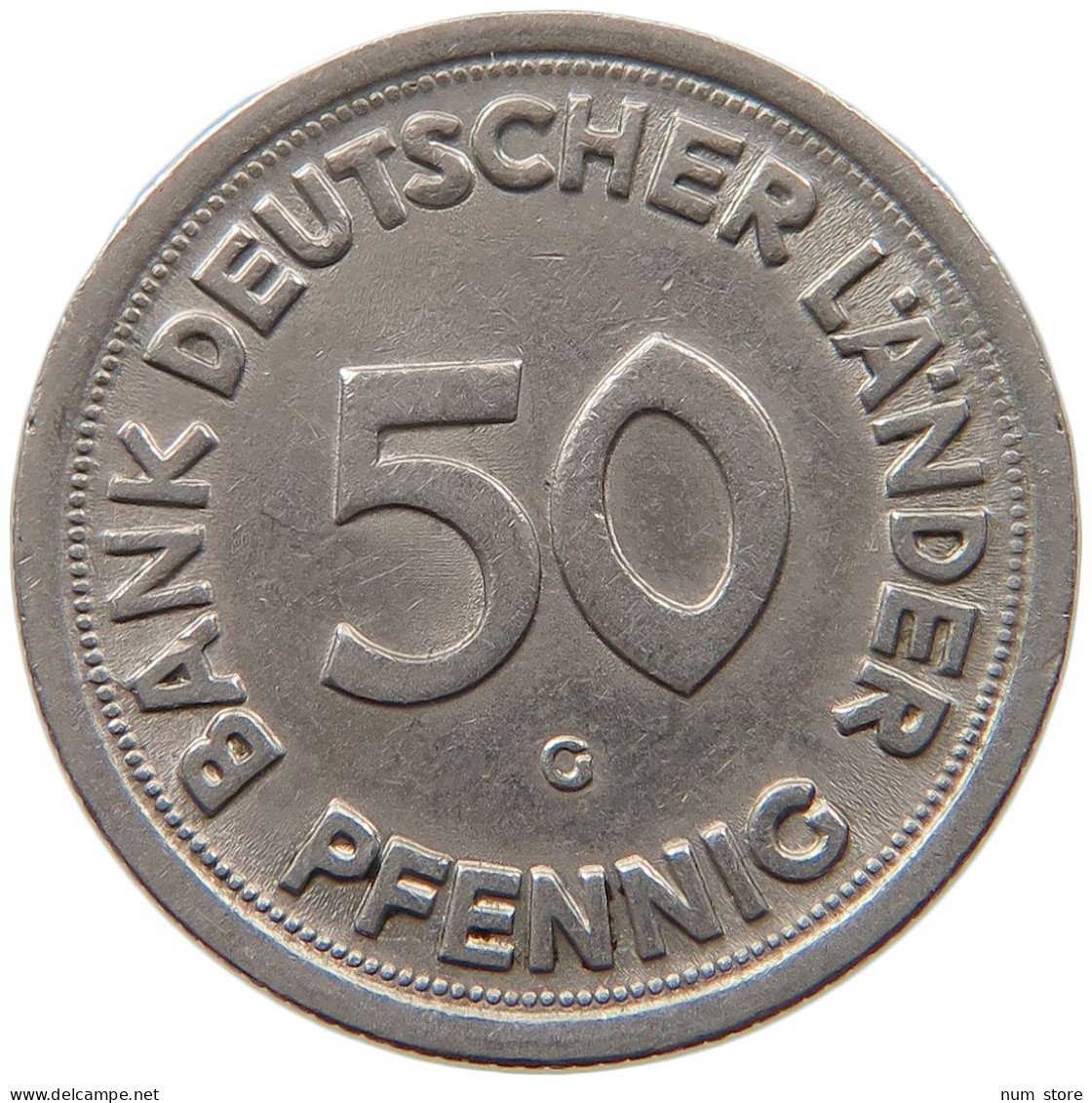 BRD 50 PFENNIG 1949 G  #MA 099844 - 50 Pfennig