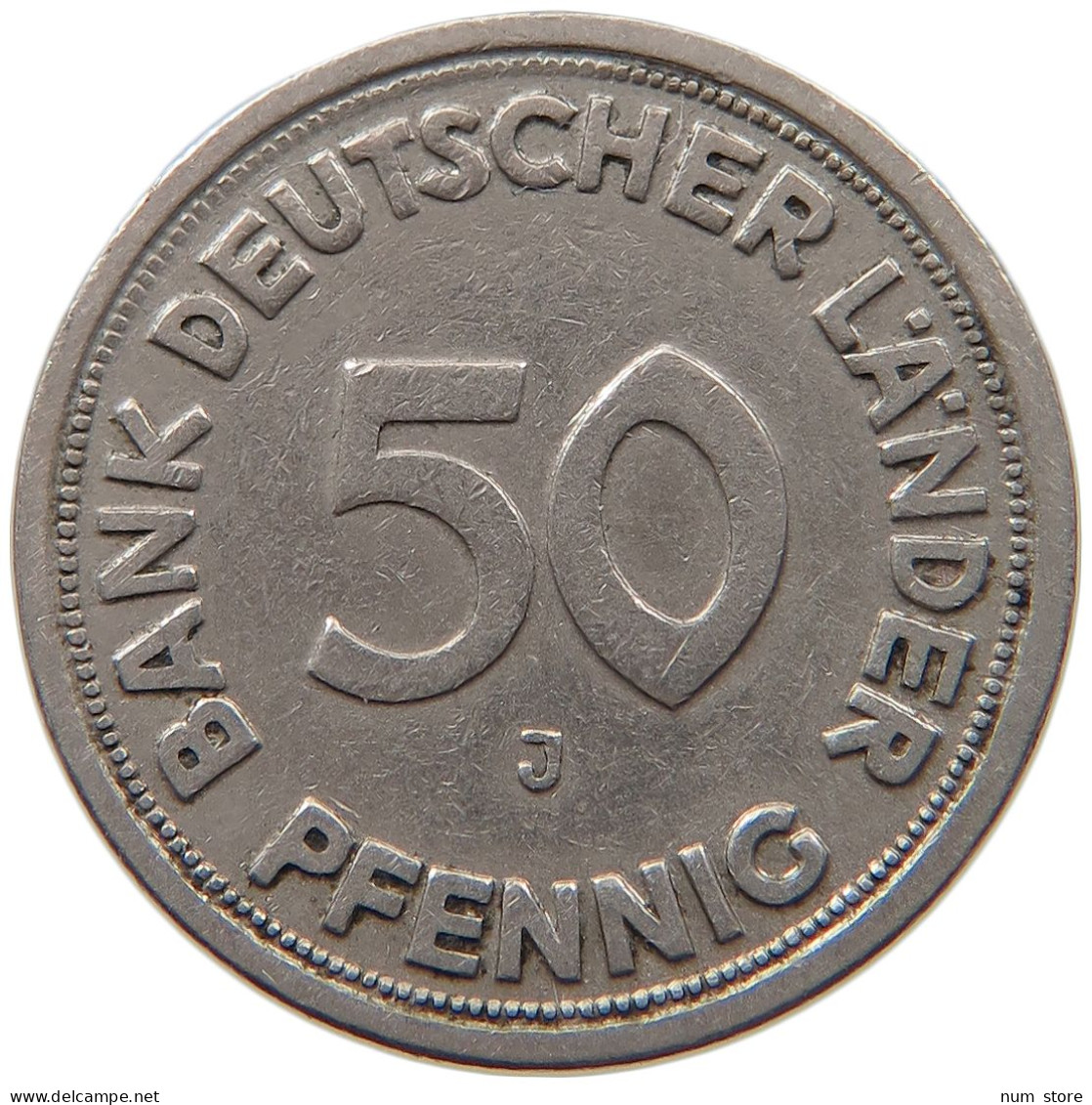 BRD 50 PFENNIG 1949 J  #MA 099843 - 50 Pfennig