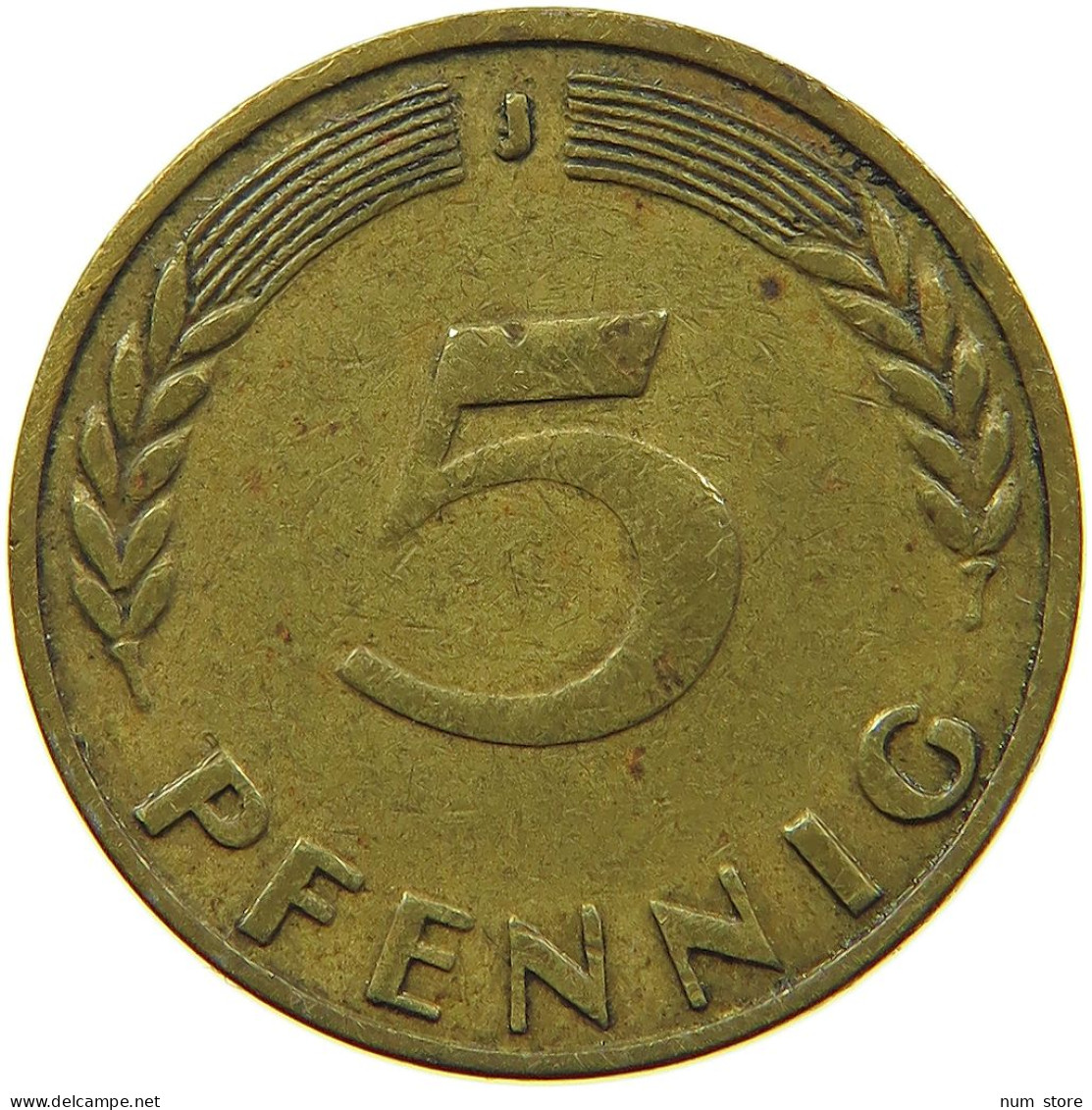 BRD 5 PFENNIG 1949 J  #MA 099022 - 5 Pfennig