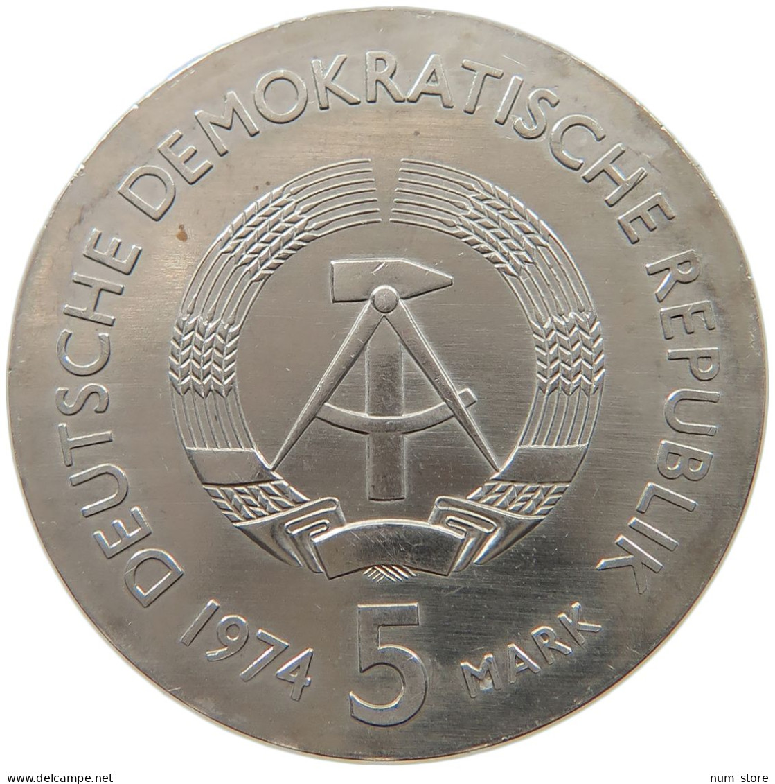 DDR 5 MARK 1974 PHILIPP REIS #MA 104141 - 5 Mark