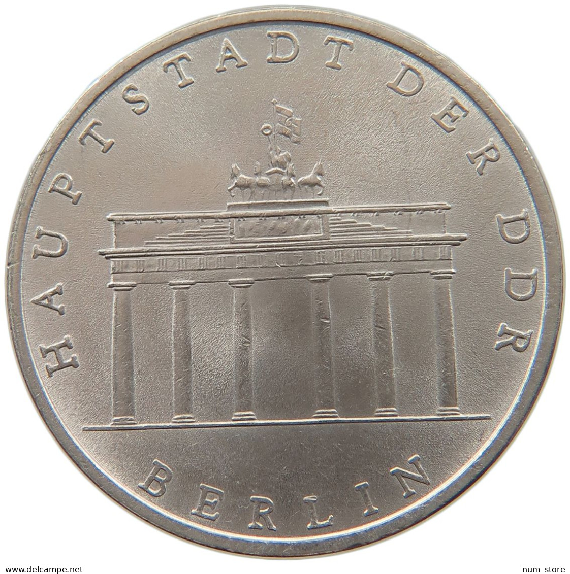 DDR 5 MARK 1971 BRANDENBURGER TOR #MA 099091 - 5 Marchi