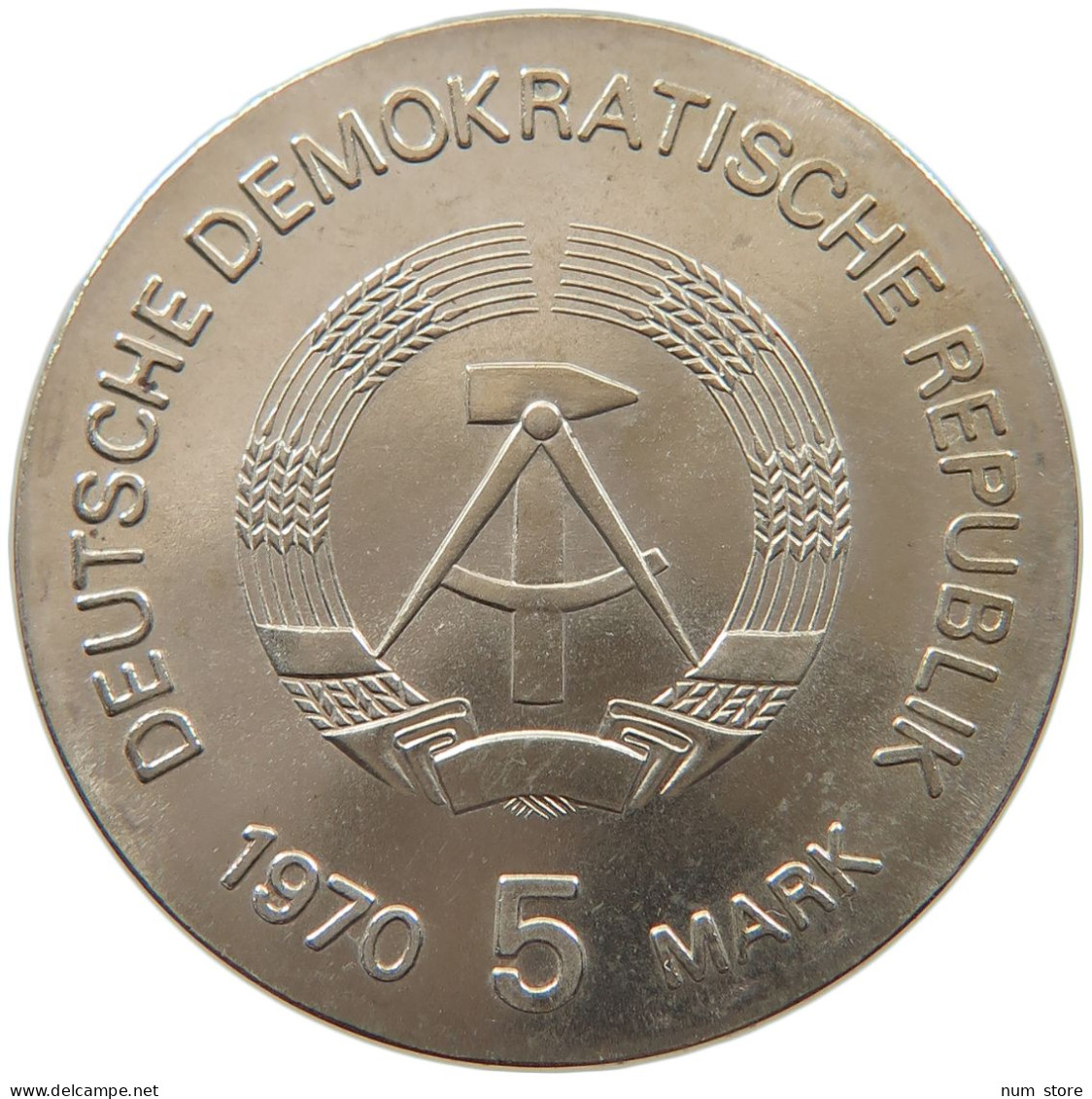 DDR 5 MARK 1970 CONRAD RÖNTGEN #MA 099099 - 5 Marcos