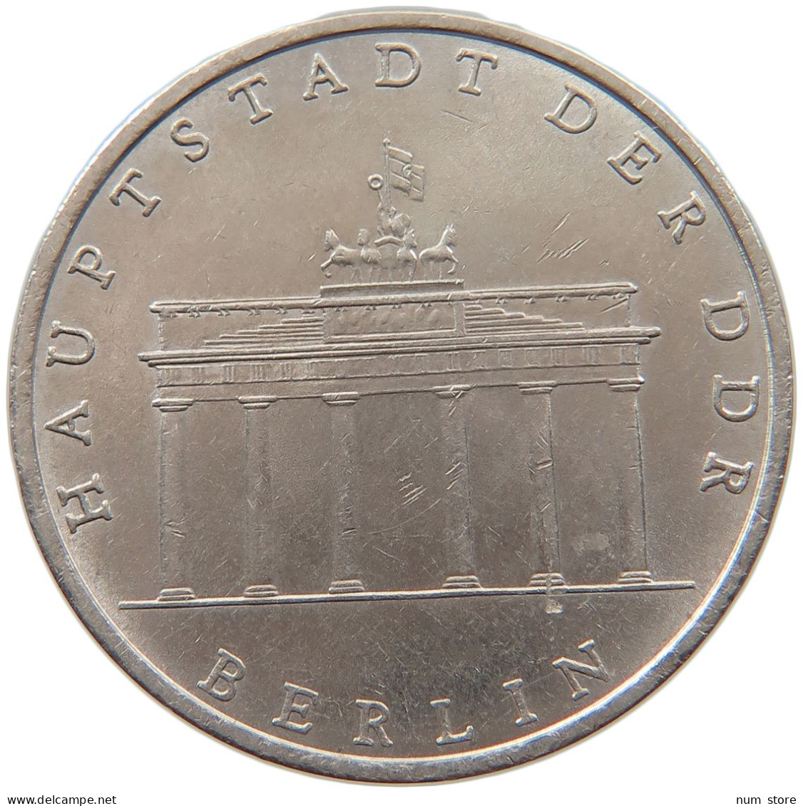 DDR 5 MARK 1971 BRANDENBURGER TOR #MA 099094 - 5 Marcos