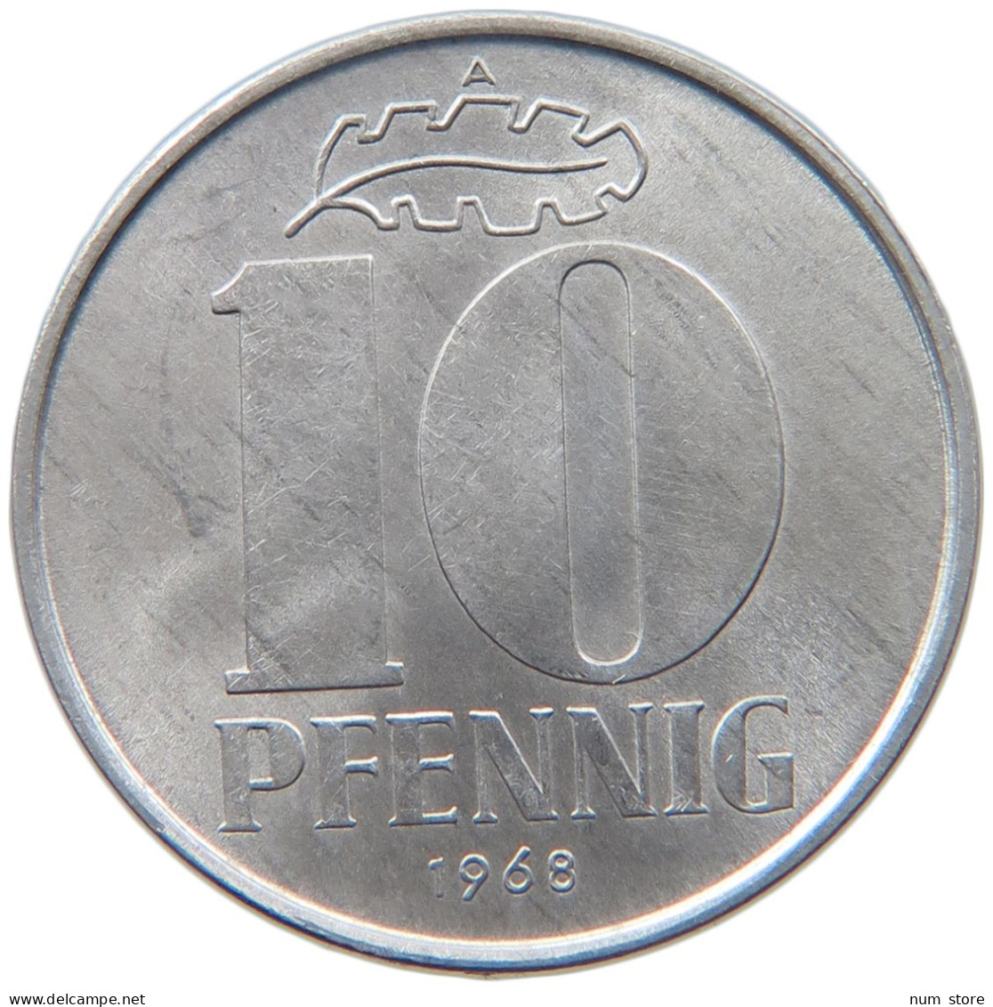 DDR 10 PFENNIG 1968  #MA 098863 - 10 Pfennig