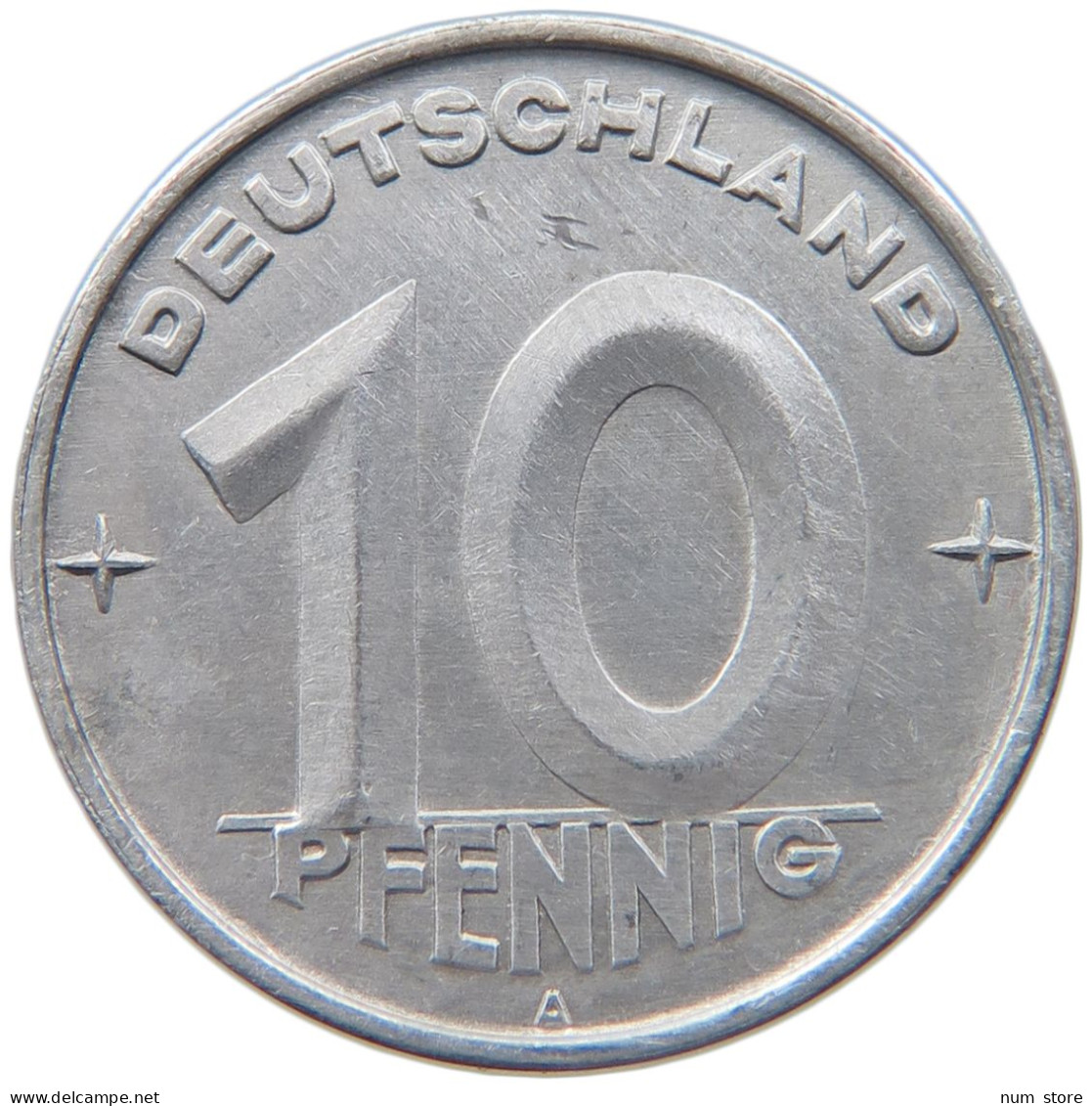 DDR 10 PFENNIG 1952 A  #MA 098865 - 10 Pfennig