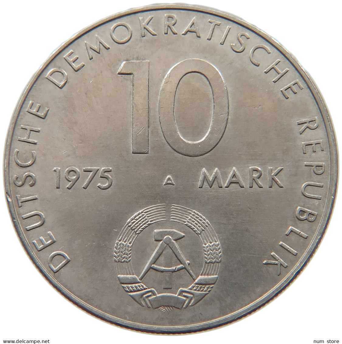 DDR 10 MARK 1975 WARSCHAUER VERTRAG #MA 099075 - 10 Mark